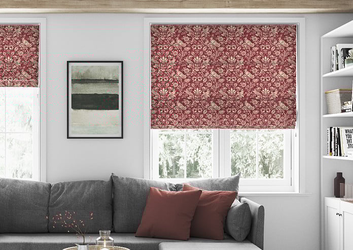 Heathland, Rouge - Twist&Fit Roman Blind - Image 3